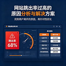 清城建站-网站跳出率过高的原因分析与解决方案
