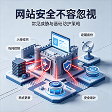 清新建站-网站安全不容忽视：常见威胁与基础防护策略