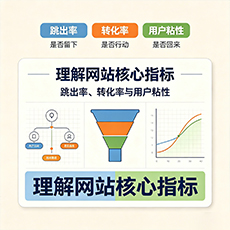 阳山建站-理解网站核心指标：跳出率、转化率与用户粘性