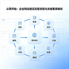 清新建站-从零开始：企业网站建设完整流程与关键要素解析